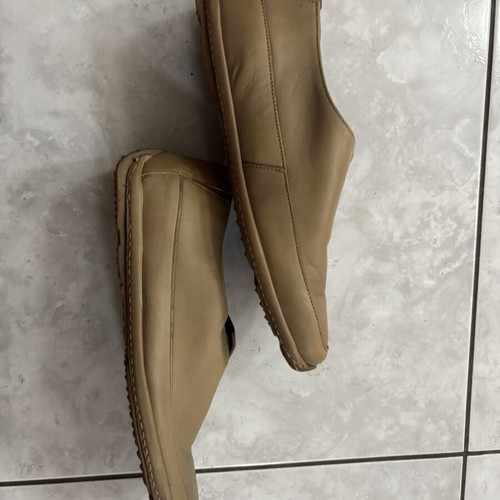 Road men's leather shoes used, size 43, moccasins