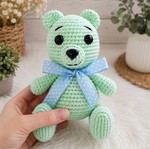 Handmade crocheted teddy bear new