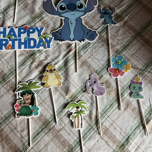 Lilo & Stitch Party Decorations and Cupcake Toppers new