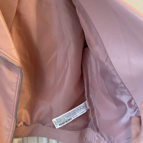 Zara kids pink biker jacket like new for 11-12 years old