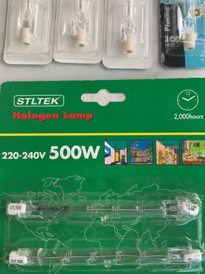 Halogen lamps pack of 6, Philips Plusline ES, Philips Pro, STLtek