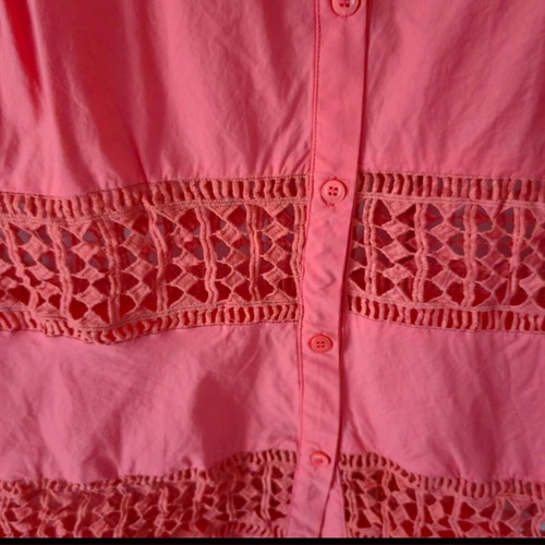 Morena Spain Sleeveless Shirt Like New, Orange