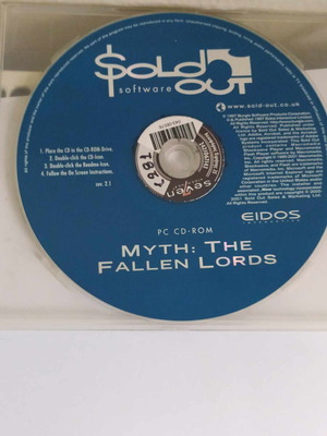 Myth The Fallen Lords PC μεταχειρισμένο, vintage 1997 Bungie