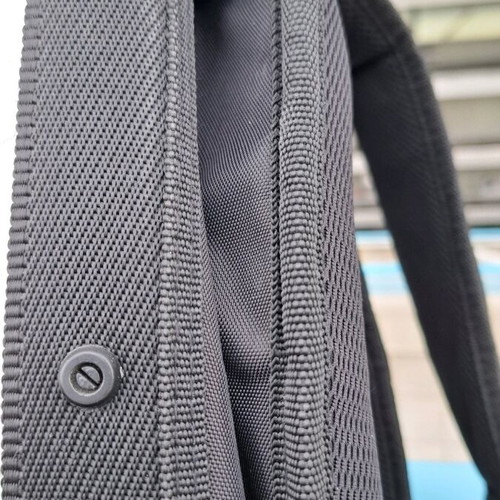 Energie backpack daily use like new, silver mirror design (~15L)