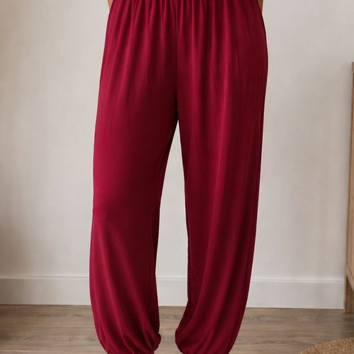 Celestino burgundy loose fit salvari pants like new