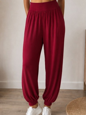 Celestino burgundy loose fit salvari pants like new