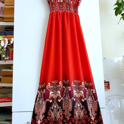 Dress like new, multicolored, size M (38)