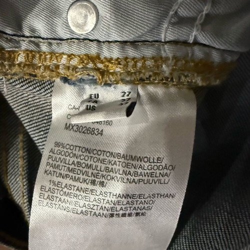 Mexx cigarette jeans like new, size 27/36 blue