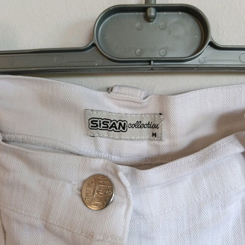 Sisan Vintage Y2K White Cargo Pants Size S Like New