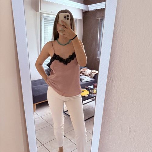 Zara white fitted pants XS like new