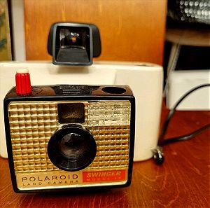 Vintage Polaroid Swinger Model 20 Instamatic Land Camera White Camera