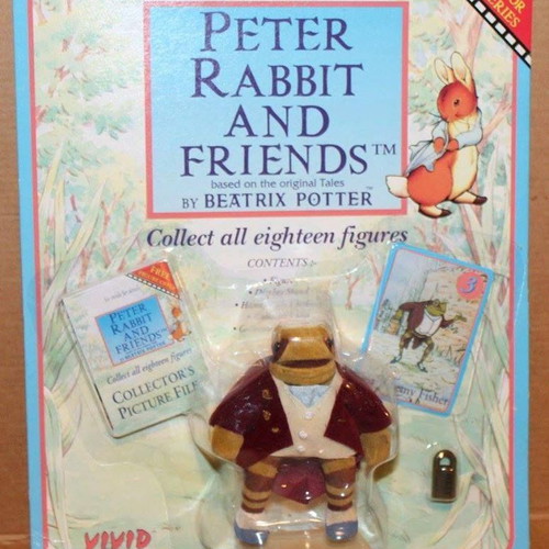 Mr Jeremy Fisher figure new 8 cm Vivid Imaginations 1995