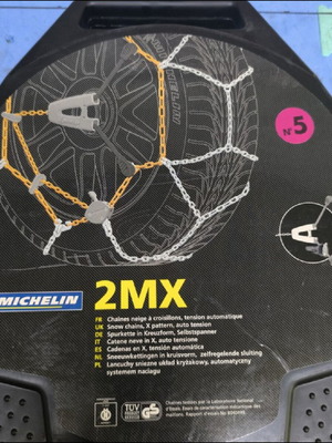 Michelin snow chains new N:5 for 13", 14", 15" rims