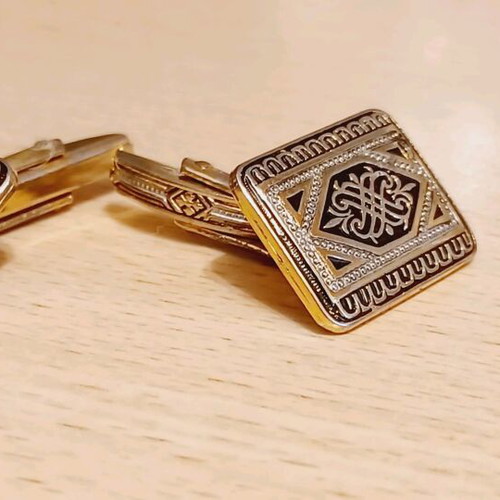 Vintage gold-plated cufflinks like new