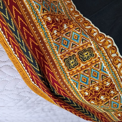 African fabric large size new 117×355 cm