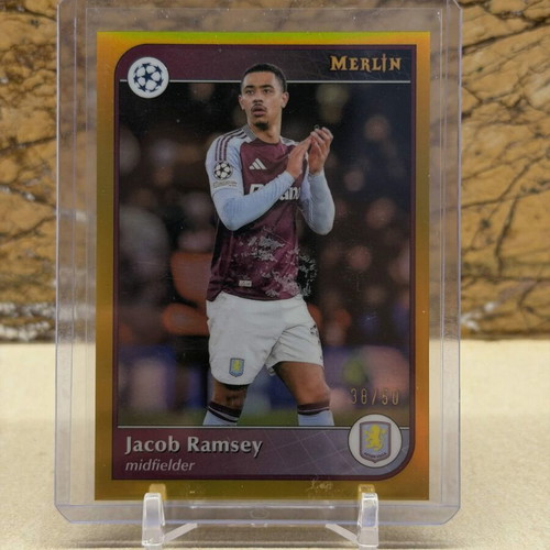 2025 Topps Merlin UCC Jacob Ramsey True Gold Refractor card new