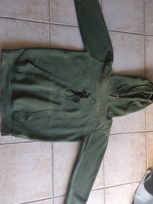 Abysse green hoodie used, size M
