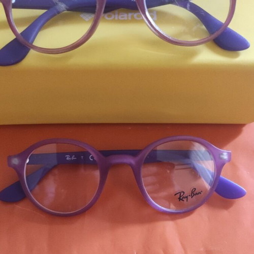 Ray Ban eyeglass frames for girls new, pink, set of 2 with gift sunglasses