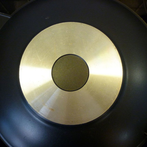 Wok nonstick pan with glass lid like new 33.5 cm