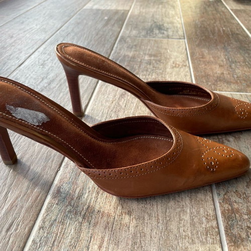 Ralph Lauren brown pumps size 38 new with low heel