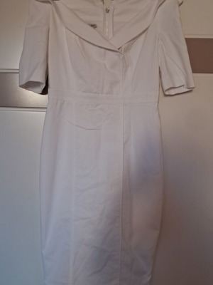 Zini white luxury dress like new, size S
