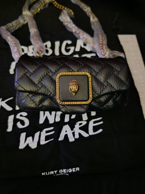 Mini Kurt Geiger bag new with tag and gold chain details