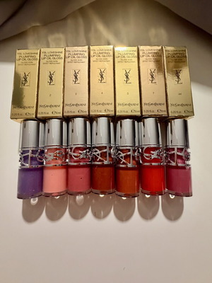 YSL Loveshine Plumping Lip Oil Gloss 6ml new, multiple shades