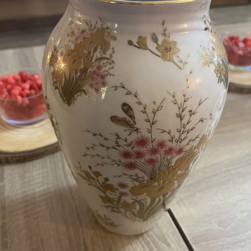 Vintage Bareuther Bavaria Germany porcelain vase over 35 cm like new
