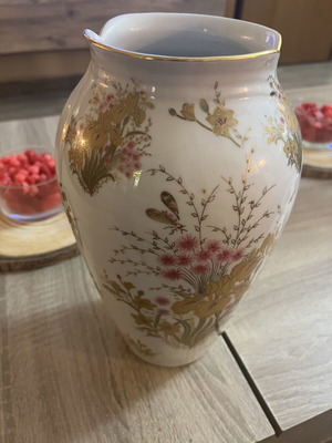 Vintage Bareuther Bavaria Germany porcelain vase over 35 cm like new