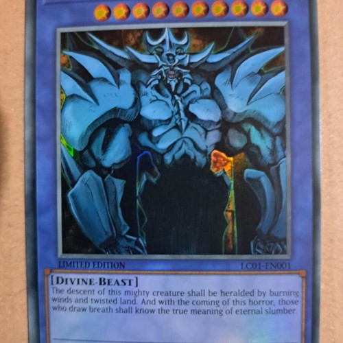 YuGiOh Obelisk the Tormentor LC01-EN001 Ultra Rare Limited Edition near mint