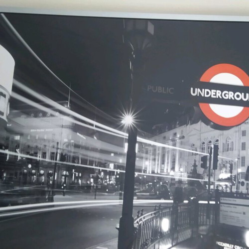 IKEA Vilshult art print used with London metro depiction 1.40x1.00