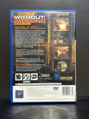 Without Warning PlayStation 2 game used