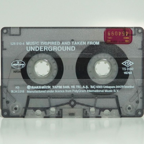 Goran Bregovic UNDERGROUND Soundtrack cassette used with rich booklet