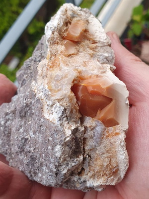 Orange opal from Lesvos island new