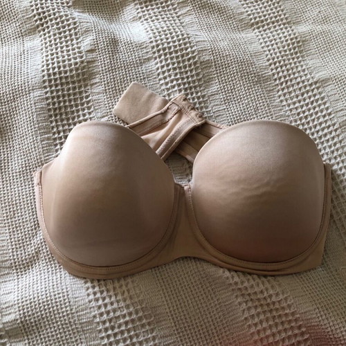 Strapless beige bra H&M 85C 38C with underwire used