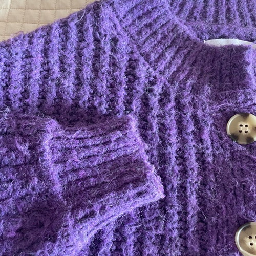 Girls Zara purple cardigan like new for 9-10 years