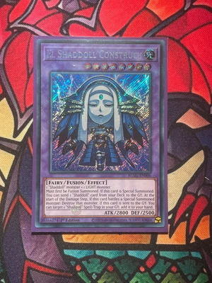 El Shadoll Construct Chibi Yu-Gi-Oh Secret Rare Card new