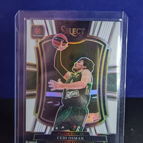 Cedi Osman White Euroleague Select 2025-2026 card like new