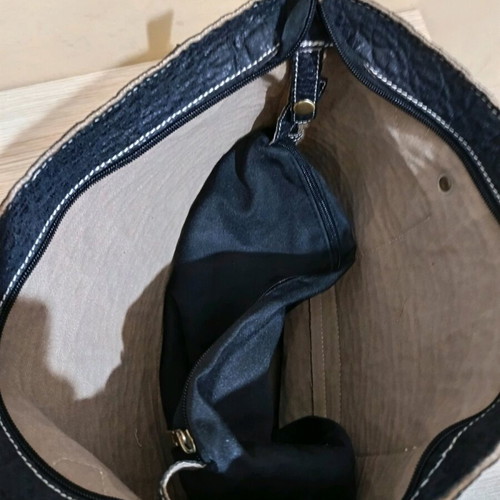 Large crossbody bag new, black 41×29×13 cm