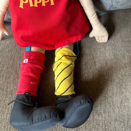 Pippi Longstocking cloth doll Micki like new, 48 cm