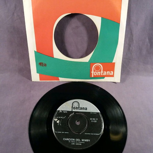 Los Indios Historia de un amor 7" used, very good condition x3