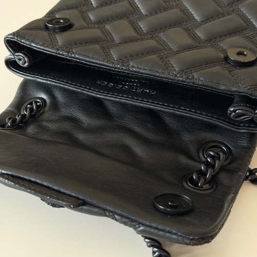 Kurt Geiger London Kensington Black Quilted Crossbody bag like new