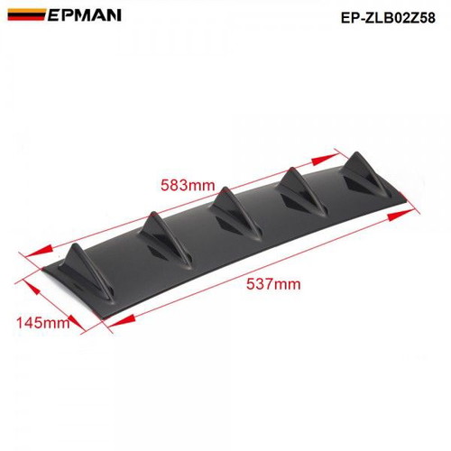 Shark bumper with 5 fins new