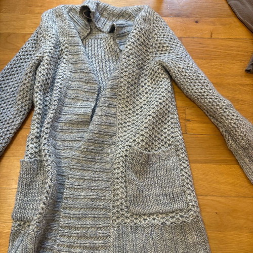Orchestra wool cardigan for kids like new, grey, size 122 cm