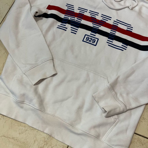 Men's hoodie sweatshirt like new, size medium, white