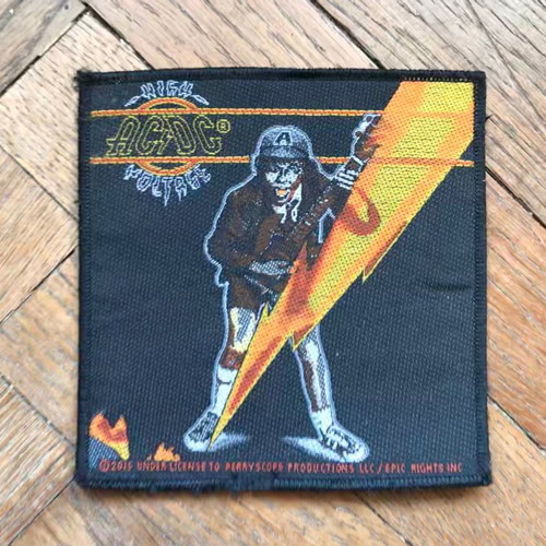 AC/DC High Voltage patch sewn like new, Bon Scott, vintage