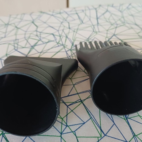 Hairdryer nozzles new, set of two, 5cm diameter