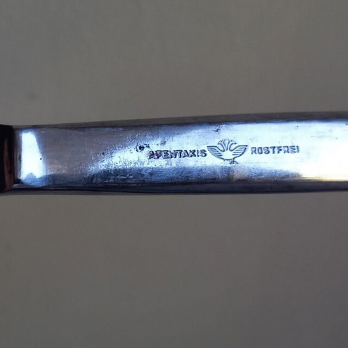 Afentakis Rostfrei vintage cutlery set used