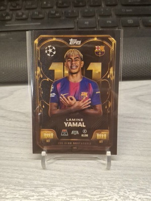 Topps Match Attax UCC 2025-26 Lamine Yamal 101 Club Unbeatable card new