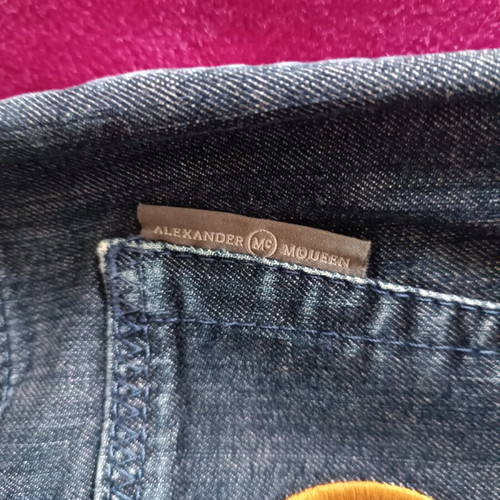 Alexander McQueen jeans used, size 26, made in Italy